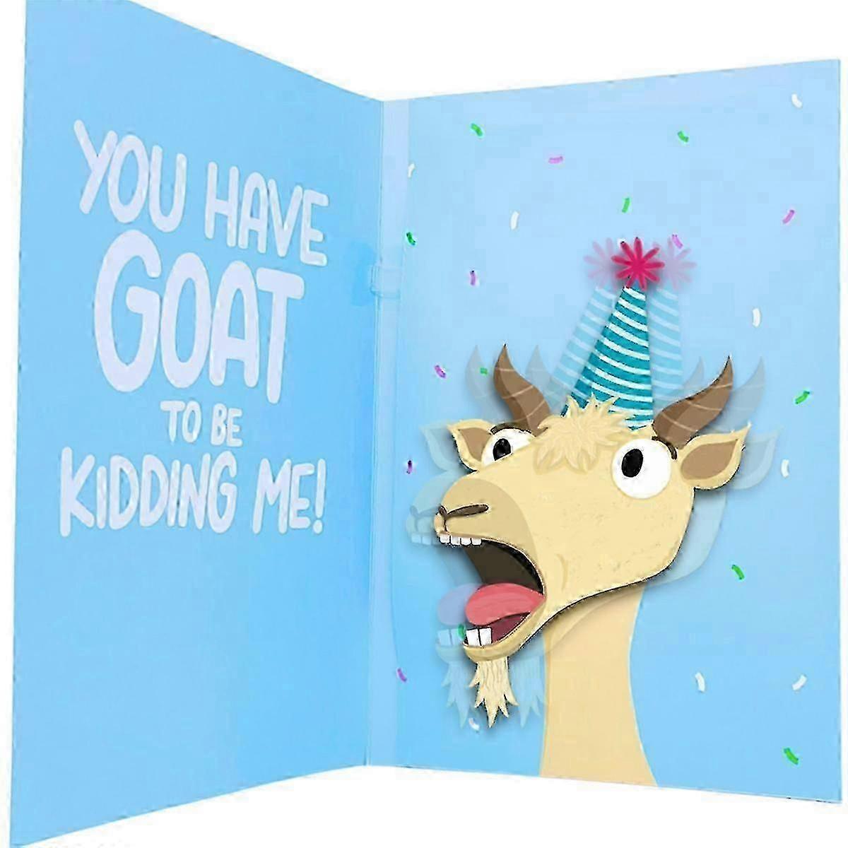Interactive Screaming Goat Card