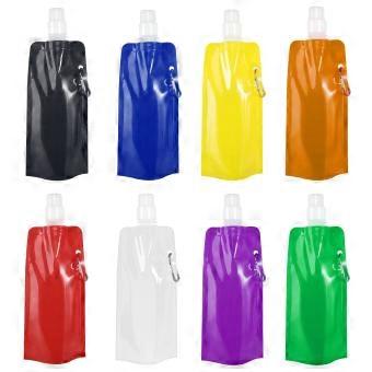 Opvouwbare flexibele waterfles, 8 stuks, 480 ml