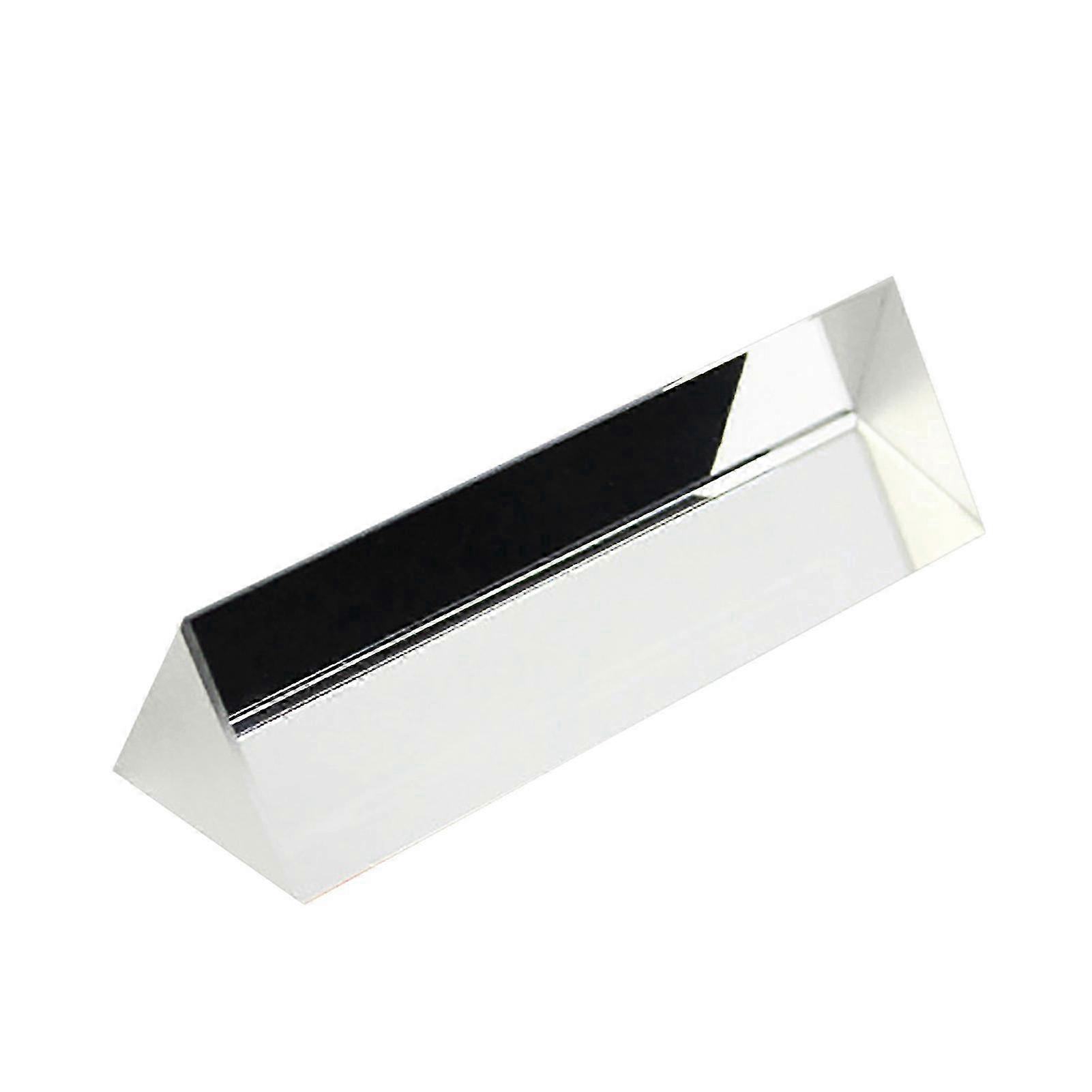 Optical Glass Triangular Prism 30mm compatible with Science Teaching & Photography
