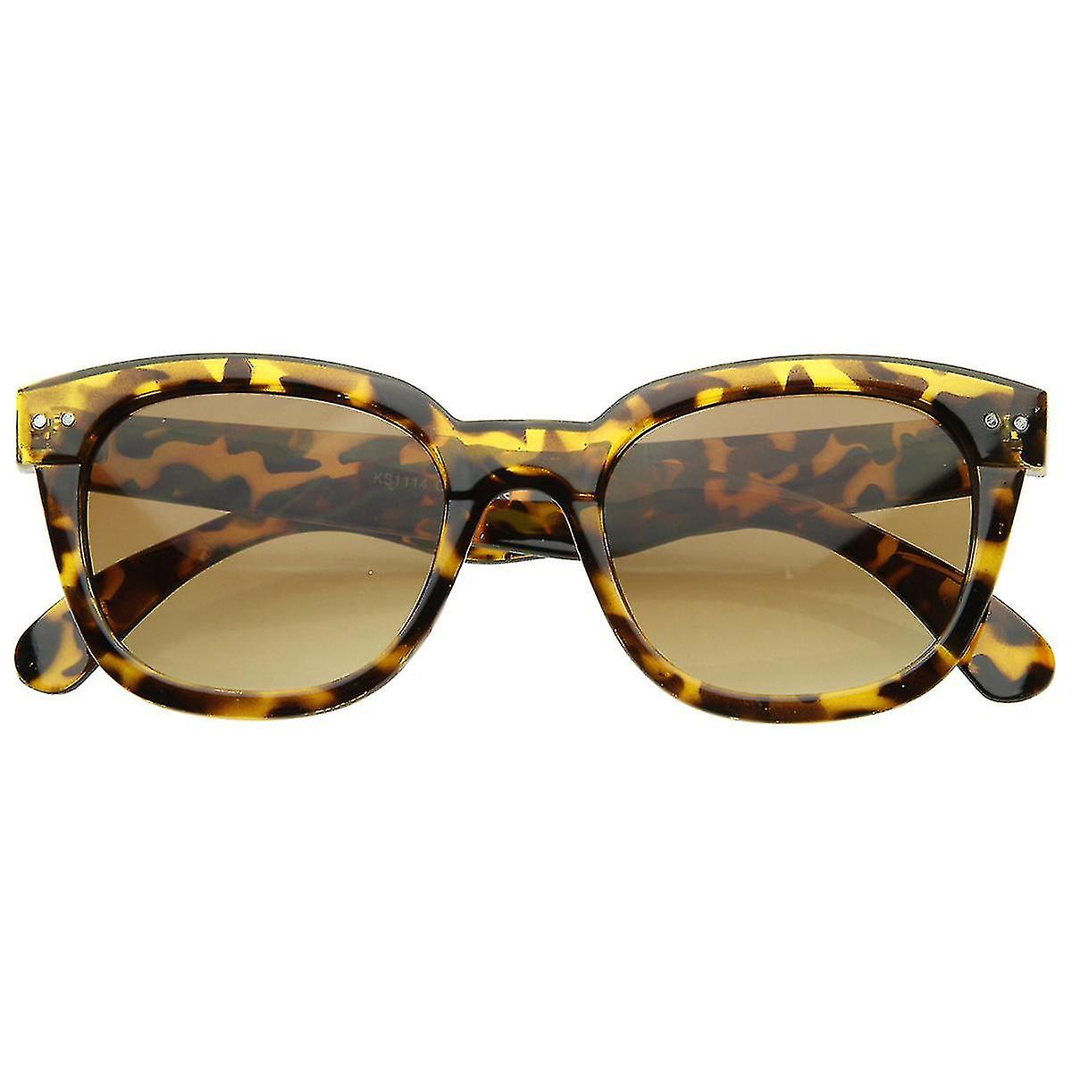 Designer Inspired Bold Thick Frame Fashion Horn Rimmed Style Sunglasses