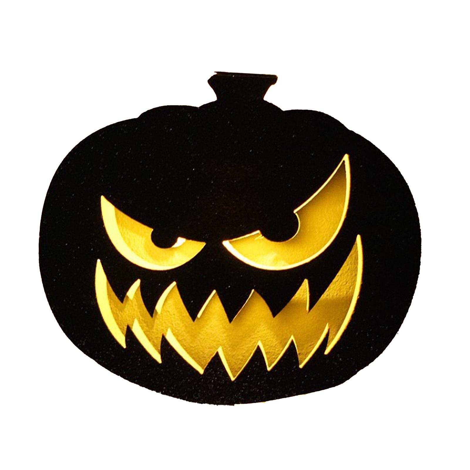 Orange Pumpkin Lantern Lights Add Great Halloween Vibe For Flat Dormitory Decoration