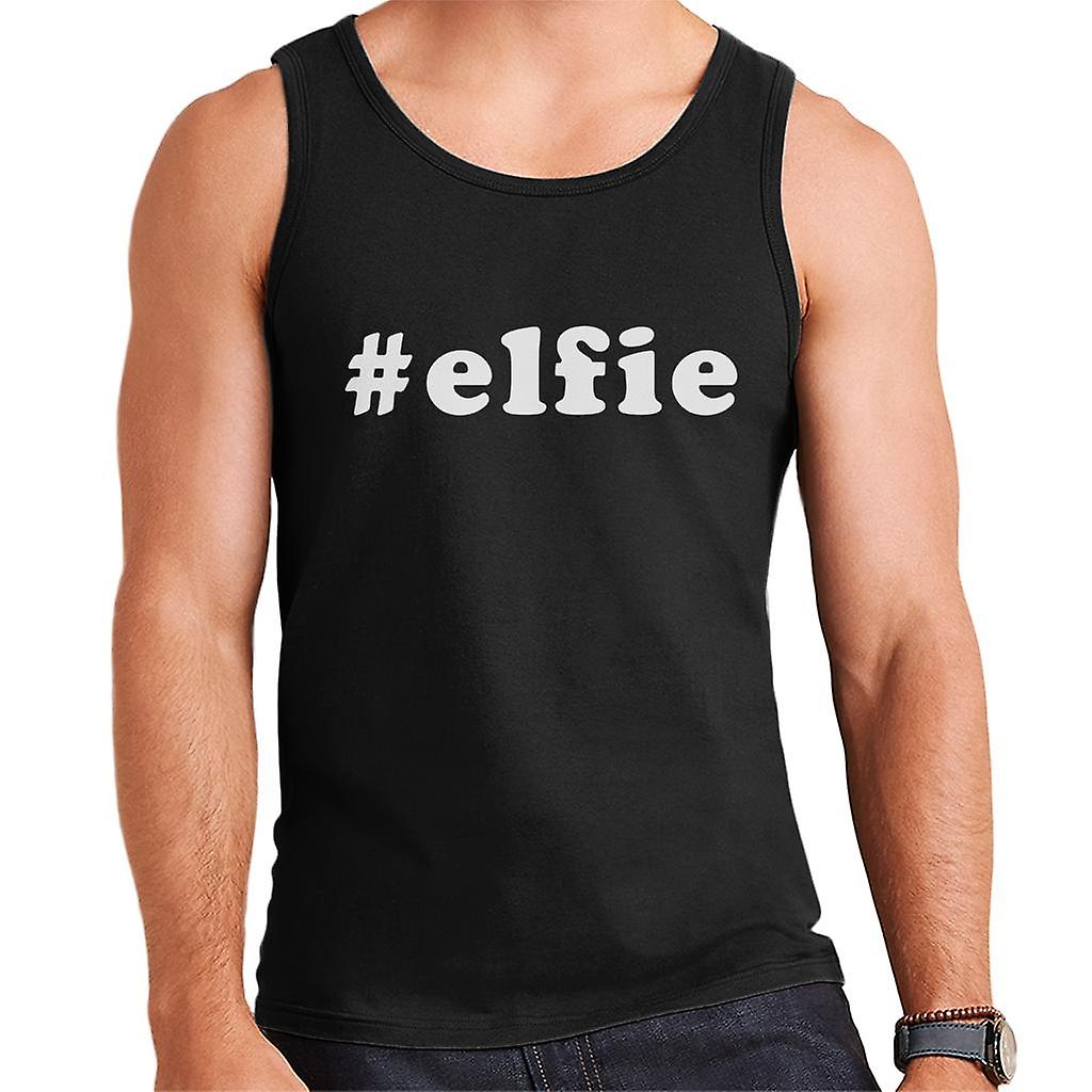 Hashtag Elfie kerst mannen Vest