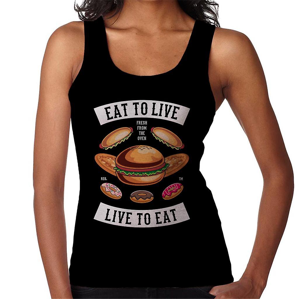 Äta för att leva mat kvinnor Vest