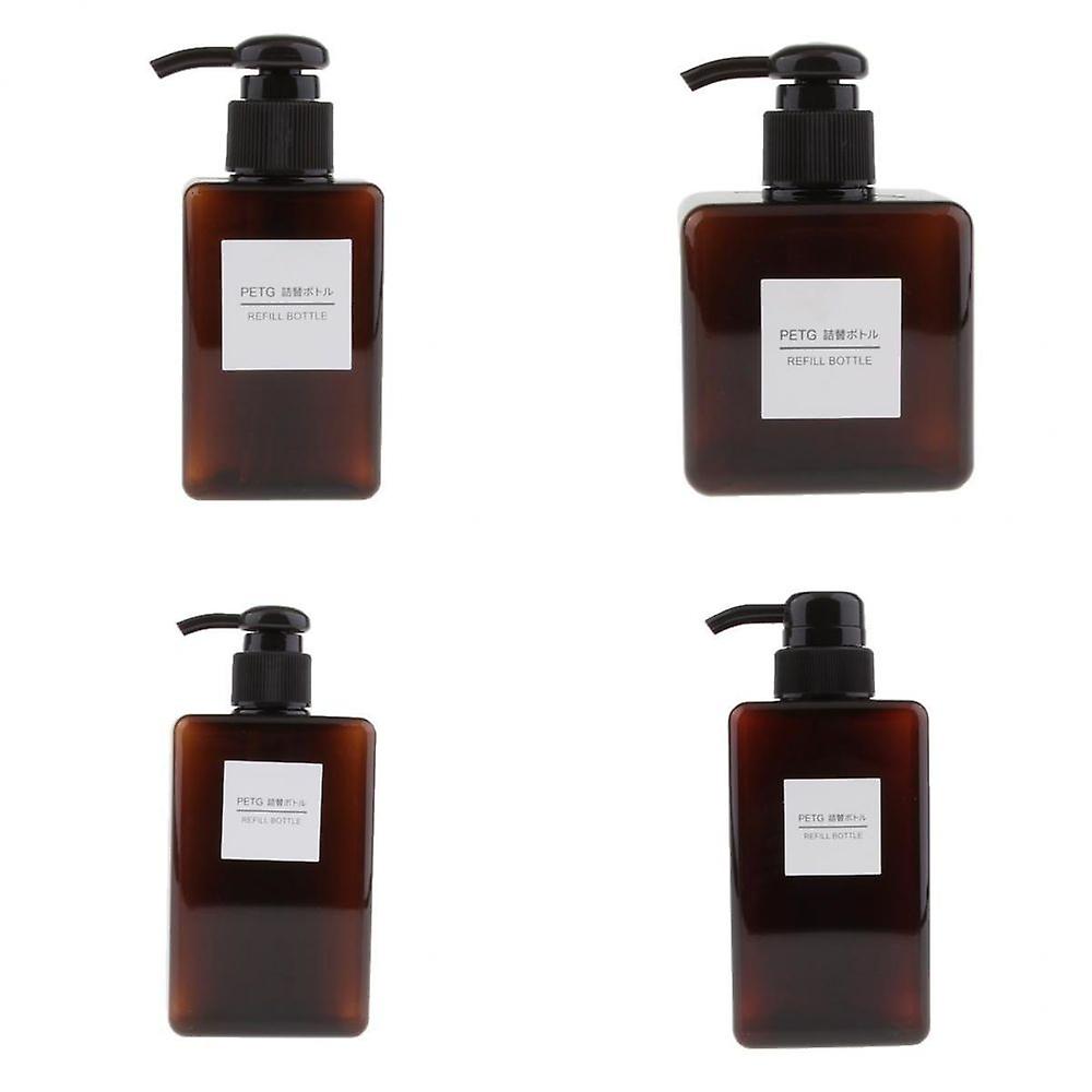 4x 100ml 450ml 280ml 250ml Pet Bpa Free Foaming Soap Dispenser For Shampoo