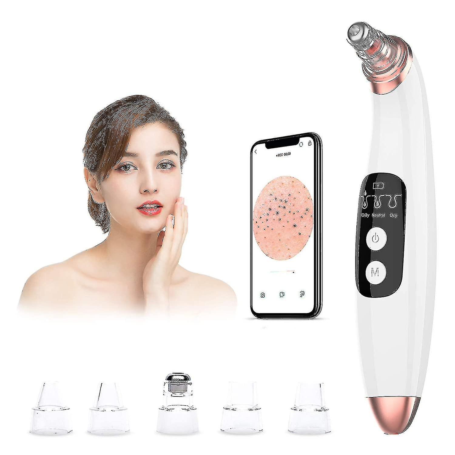 Blackhead Remover Vacuum Pore Cleaner With Camera - Acne Extractor Tool Exfoliat
