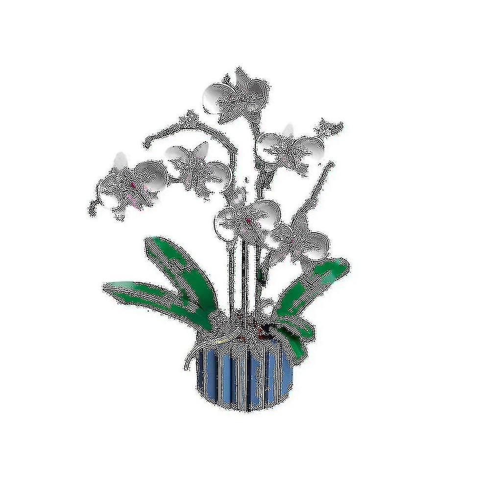 Bouquet Block Flower Succulents Potted Blocks For Kit Assembly Toy Gift