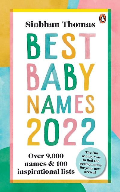 Best Baby Names 2022 by Siobhan Thomas Paperback Book