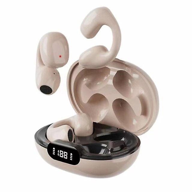 Ear Clip Type Non-in-ear Wireless Digital Display Bluetooth Headset Game Painless Wearing Super Long Lasting Sports Headset