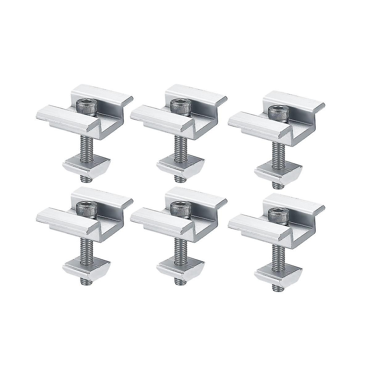 8pack Solar Panel Mounting Brackets, Solar Panel End , Centre , For Pv Solar Panel Solar Module 35m