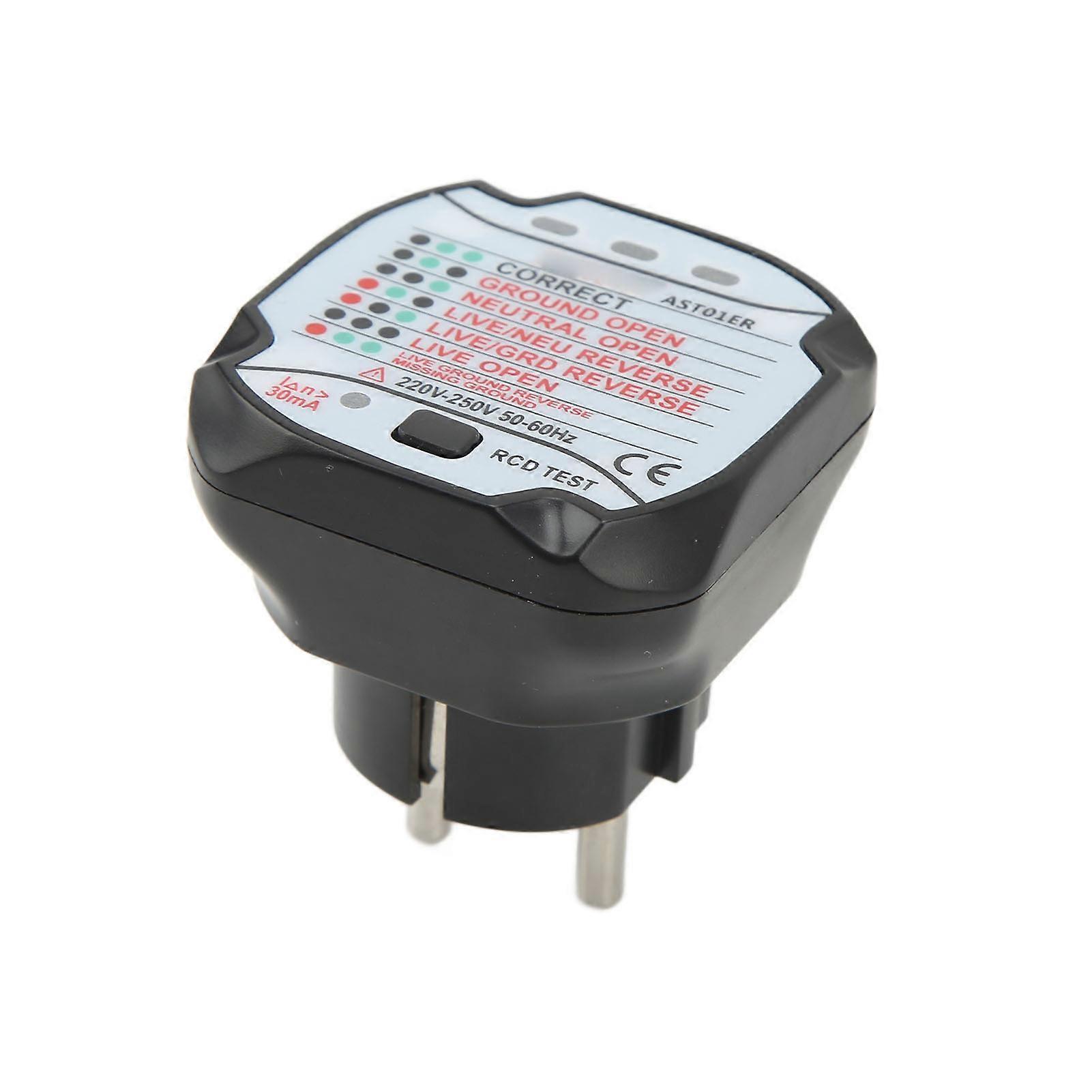 Plug Socket Tester Accurate Detection Quick Response Socket Detector  ‑