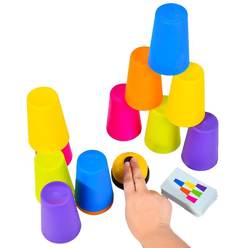 Cup Stacking Set Kids Quick Stack Cups Stacking Game For Kids Sporting Stack Cups Speed Training Game For Travel Party Challenge
