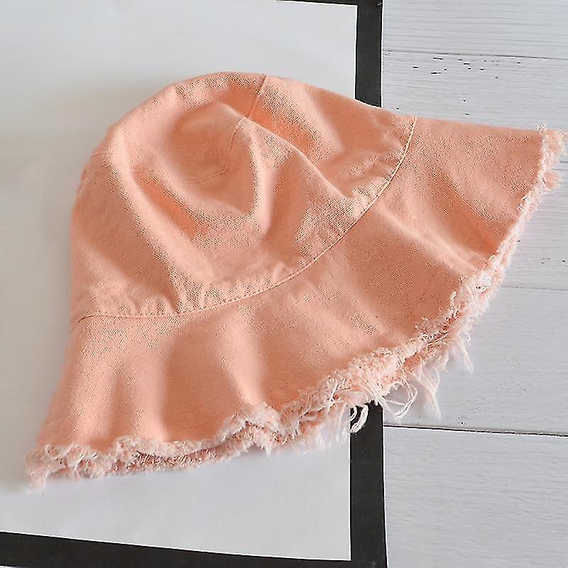 帽子カジュアルフラットタッセルバケットビーチツーリズムサンハットキャップ