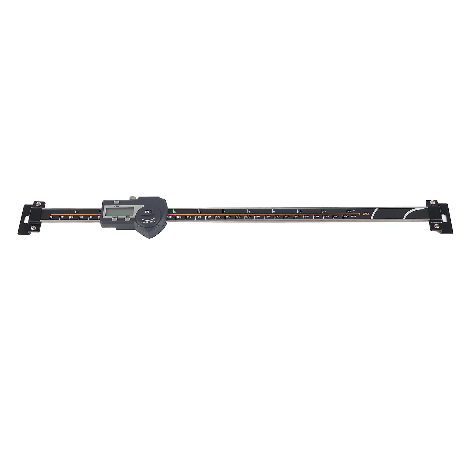 Qukaim Vernier Scale Digital Vernier Caliper, IP54 Horizontal Measuring Tool with LCD Display, 0-300mm / 0-11.8in, ZERO Reset, Data Hold Feature