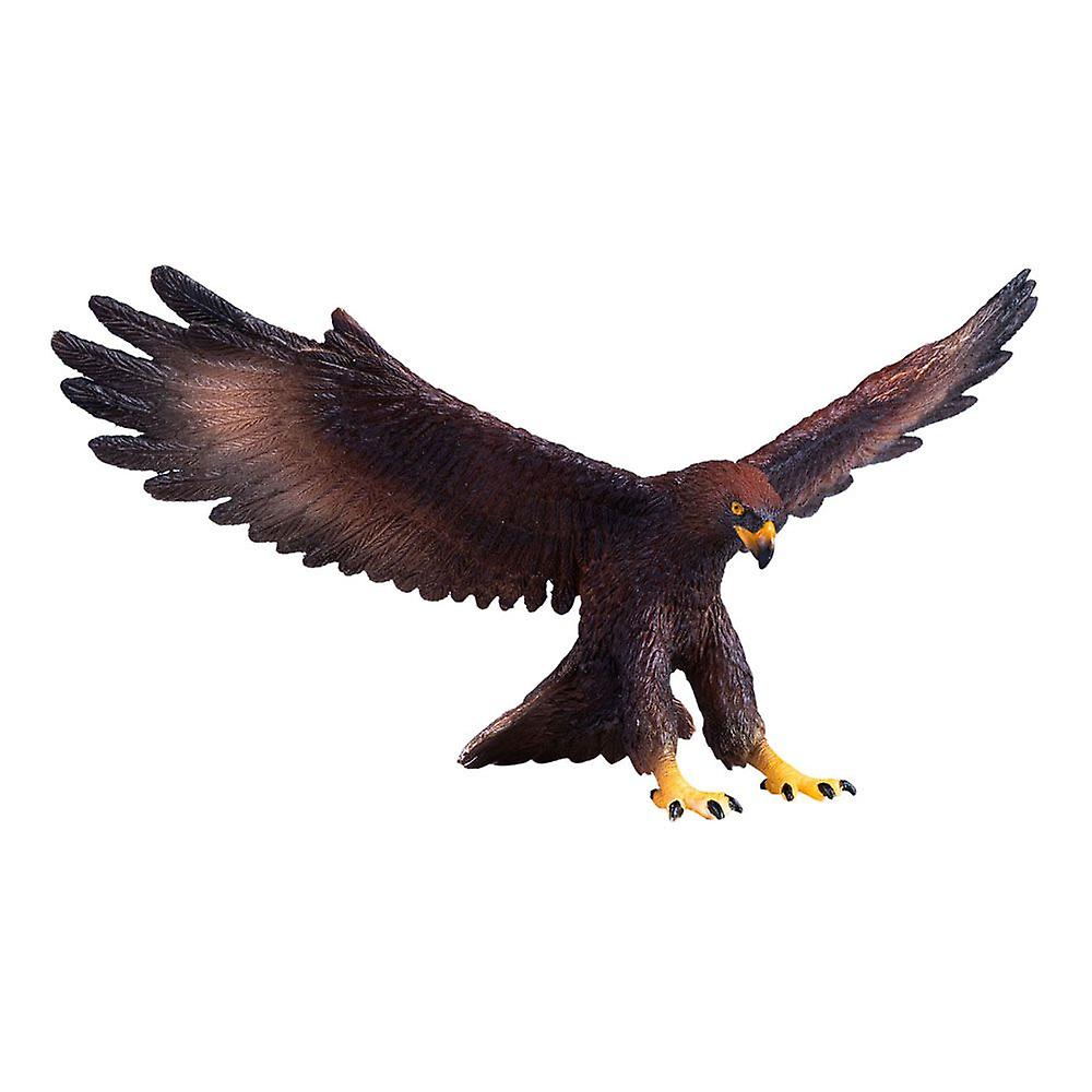Mojo wildlife & woodland golden eagle toy figure, 3 years and above, brown