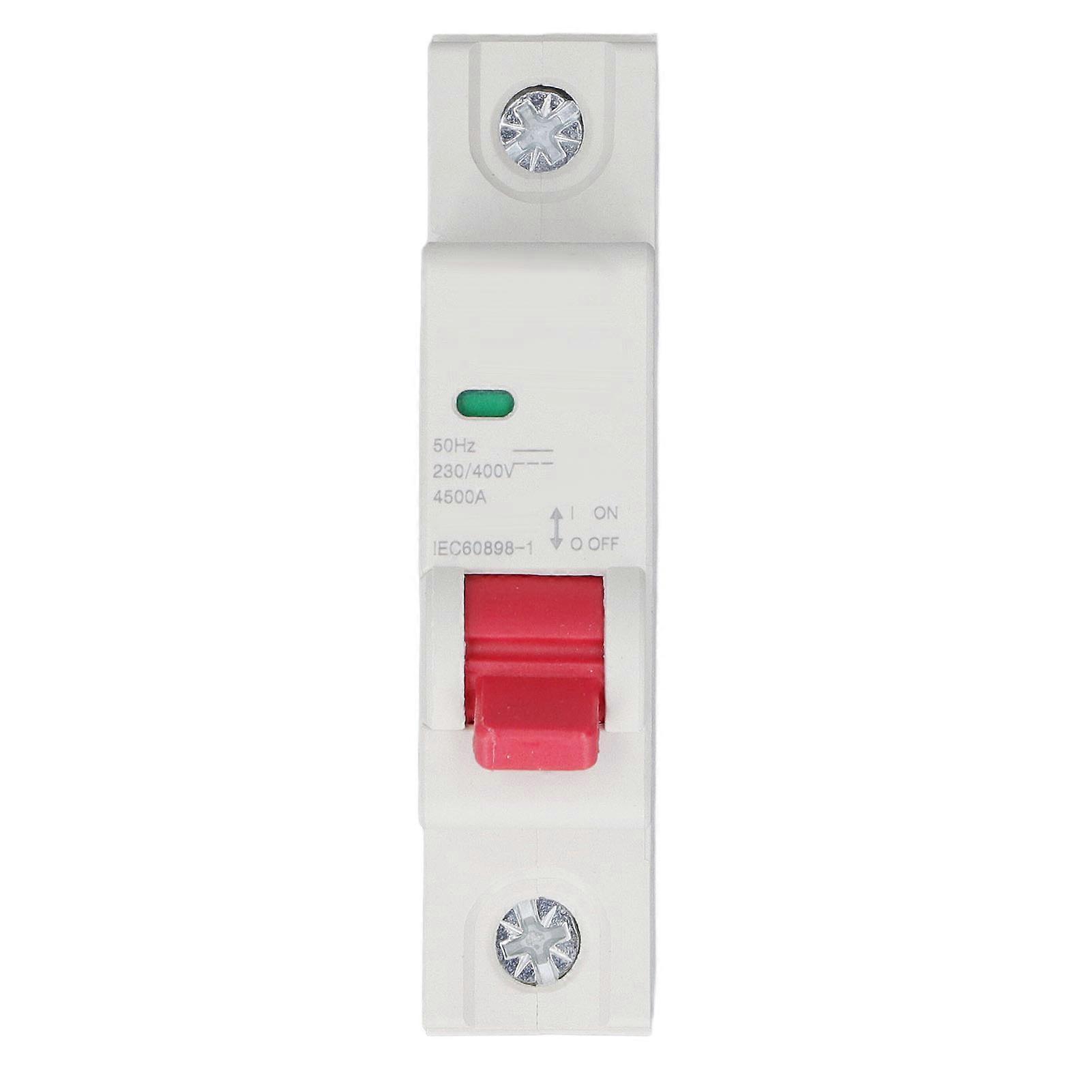 Rankomu House Surge Protective Device Surge Protective Device, Overload Short Circuit Arrester Protector, Maximum 400V, DZ47Y 63Z C63 1P, Voltage