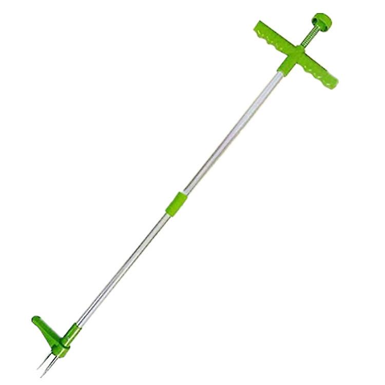 Weed Puller, Manual Weeding Tool, Long Handle with 3 Claws, Manual Dandelion Weed Puller, Weed Root Pulling Tool