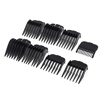 8Pcs Universal Hair Clipper Limit Comb Guide Attachment Size Barber Replacement