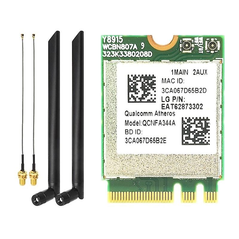 Karta sieciowa WiFi QCNFA344A 802.11AC NGFF z obsługą Bluetooth 4.1