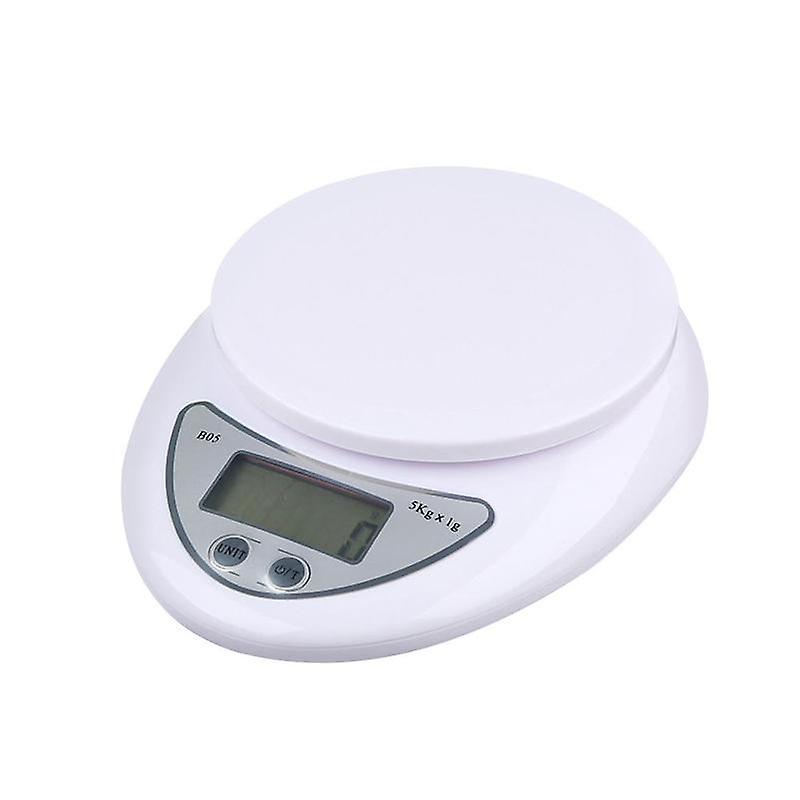 Home kitchen electronic scale white electronic DIY table scale electronic scale baking utensils
