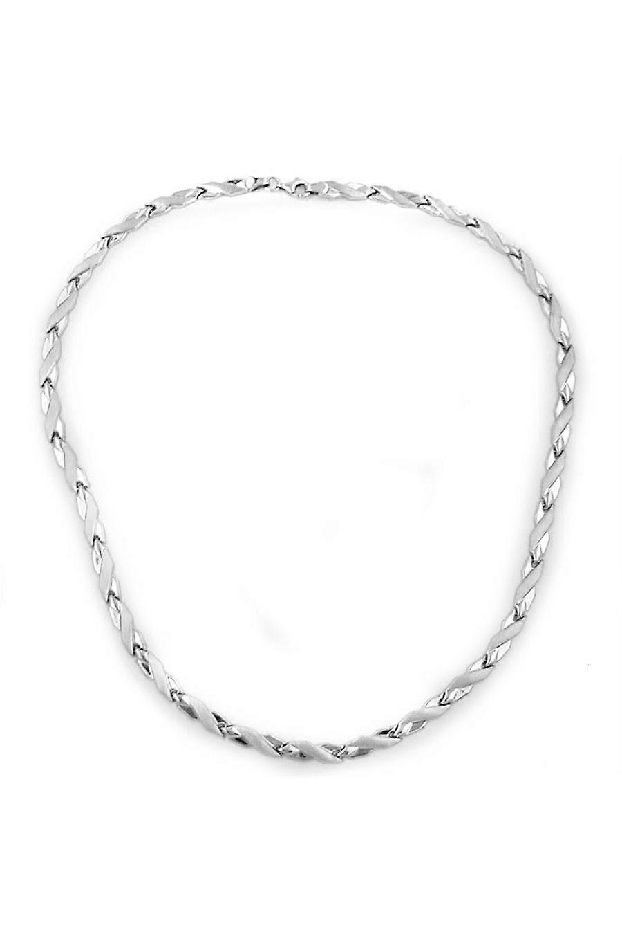 Necklace Matte Polished Silver 925 43cm - Gl133002-43