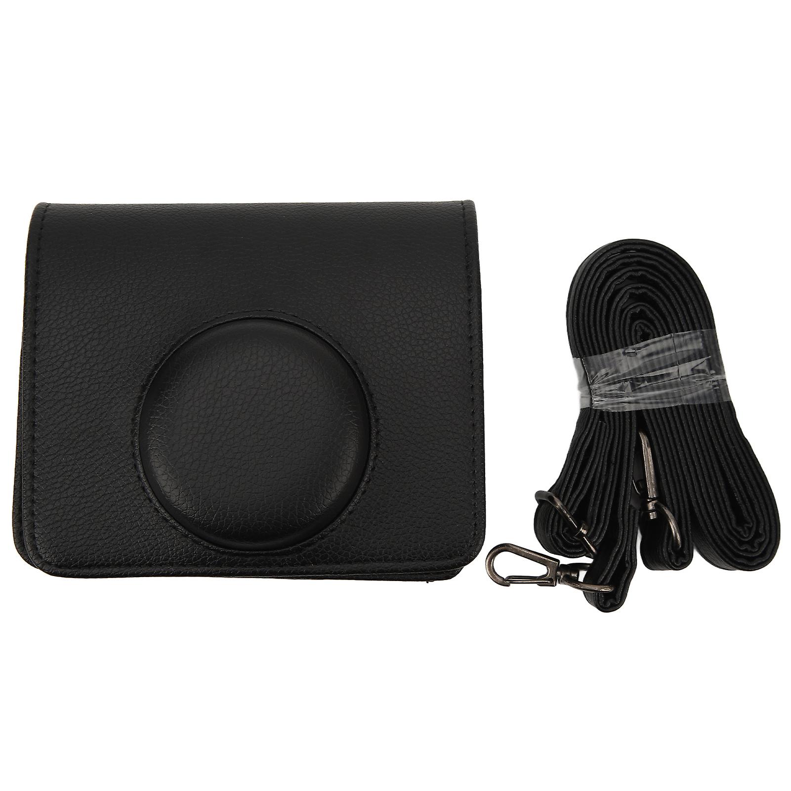 Retro PU Instant Camera Case - Protective, Soft Touch, Adjustable Strap, Perfect Fit