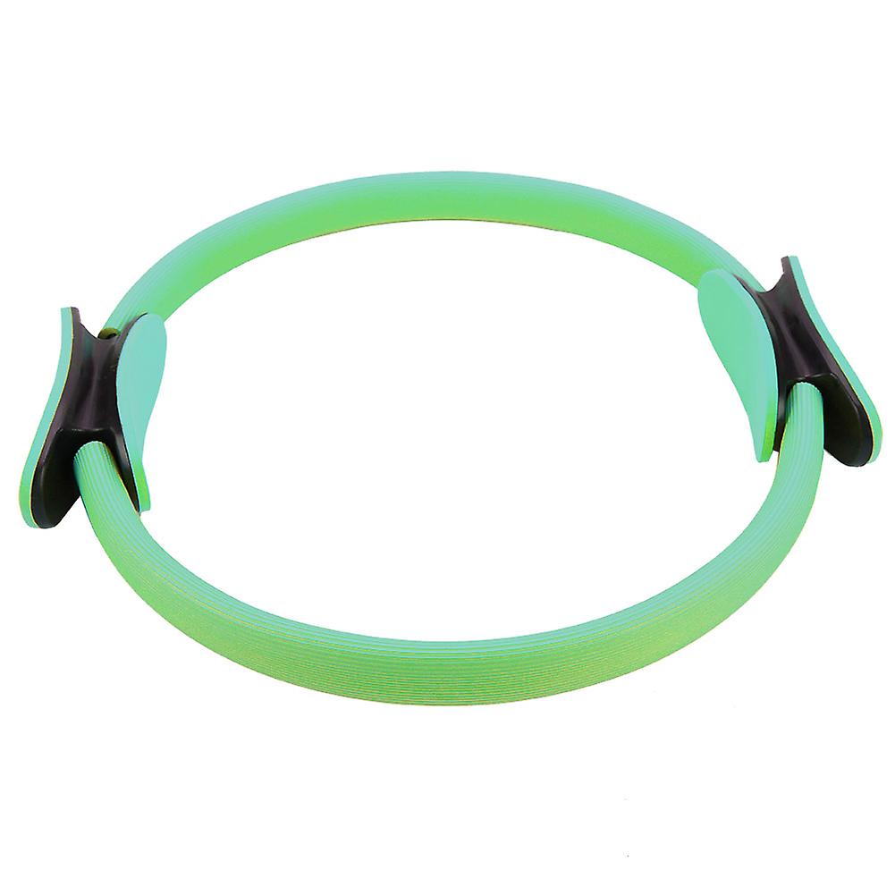 4色デュアルグリップヨガピラティスリング抵抗サークル太ももと脚のフィットネスグリーン