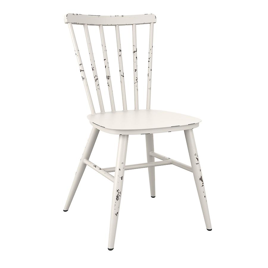 Spindle Side Chair - Reto White