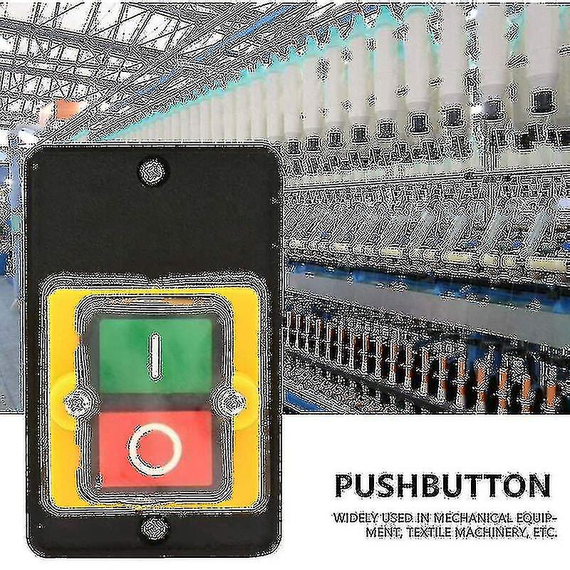 Button Switch Motor Start And Stop Switch Ac220v/380v 10a Waterproof On ...