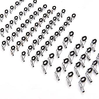 80 Stck Ringe Angelrute Guide Tipp Set Reparatur Kit DIY Augenringe fr  Angelruten Edelstahl Rahmen mit Box Angelgert | Fruugo DE