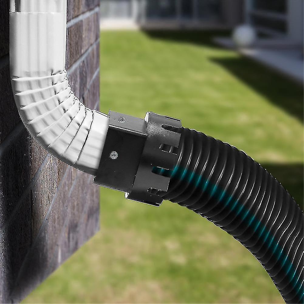 With Screw Downspout Adapter Rain Gutter Pvc Drain Pipe Fit 3 Or 4