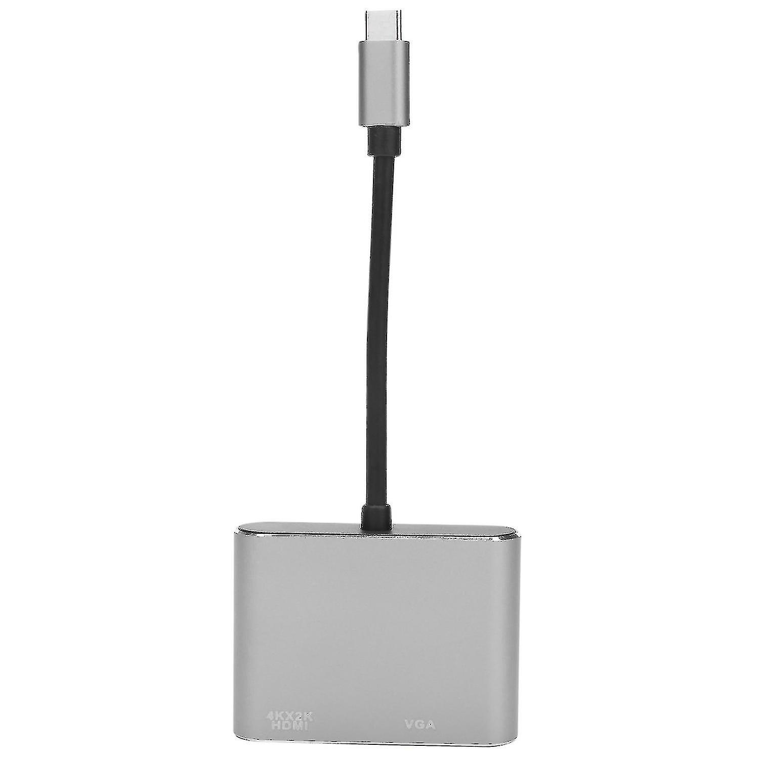 New 2023 Usb C To 4k Vga Adapter Usb 3.1 Type C Usb-c To Vga Video Converters Adaptor For 2017 New P