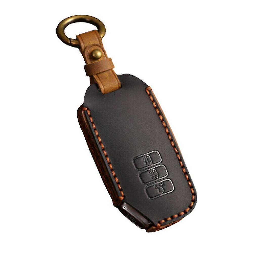 Brand New Durable High Grade High Quality Practical To Use Leather Remote 7 Keys 2022 Car Key Cover