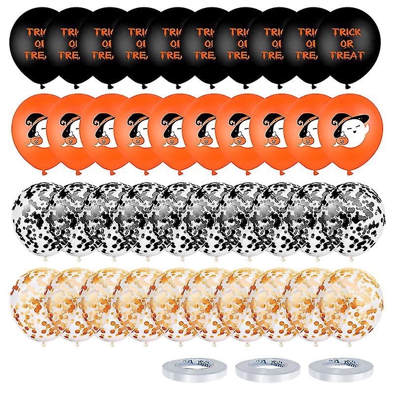 43pcs Latex Ghost Balloons