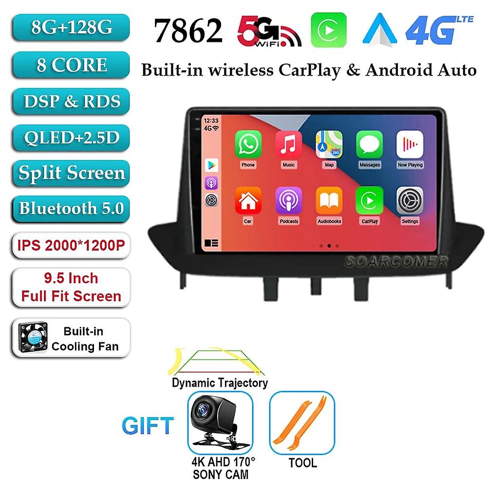 Android 13 For Renault Megane 3 Fluence Samsung Sm3 2008 - 2014 Multimedia Player Stereo Head Unit Gps Navigation Carplay Auto