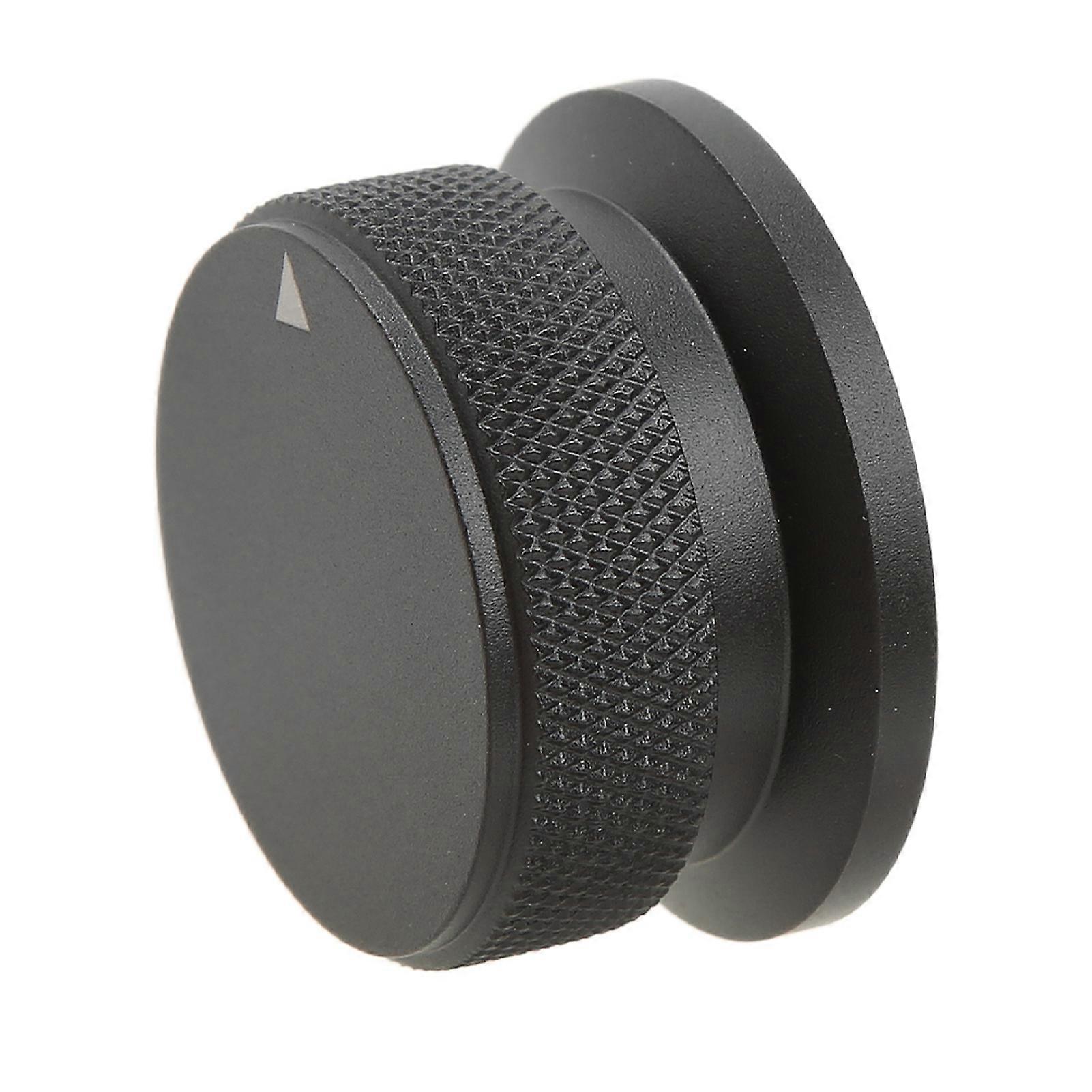 Black Guitar Knob Set with Wrench Hat Appearance Robust Drop Proof Guitar Control Knob Kit