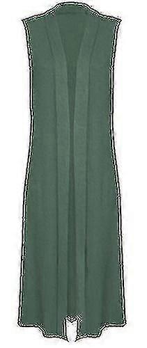 Damer ærmeløs lang kæreste Cardigan