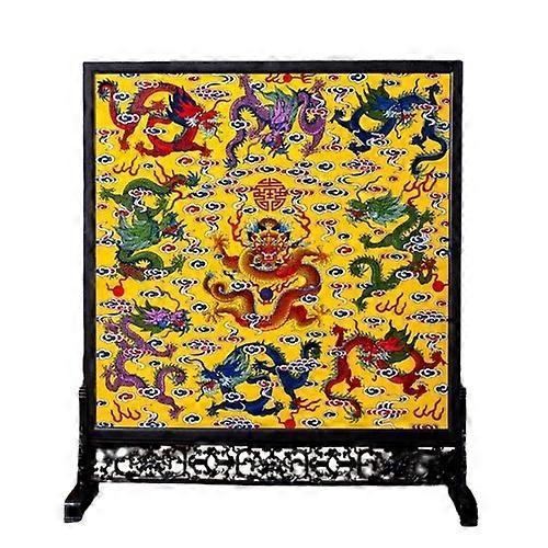 Decorative Trays-Dragon Dynasty-Nine Dragons Plate
