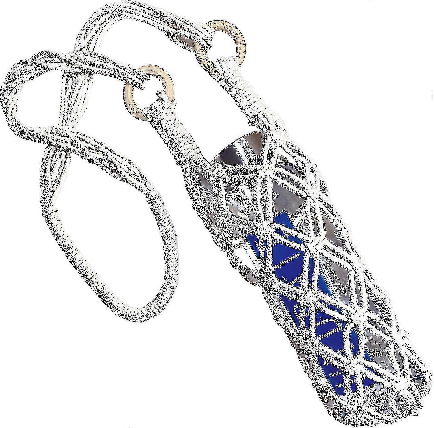 Makramé Vattenflaskhållare Bomull Vattenflaskväska Vin Vattenflaskhållare För Vandring, Cykling, Fitness