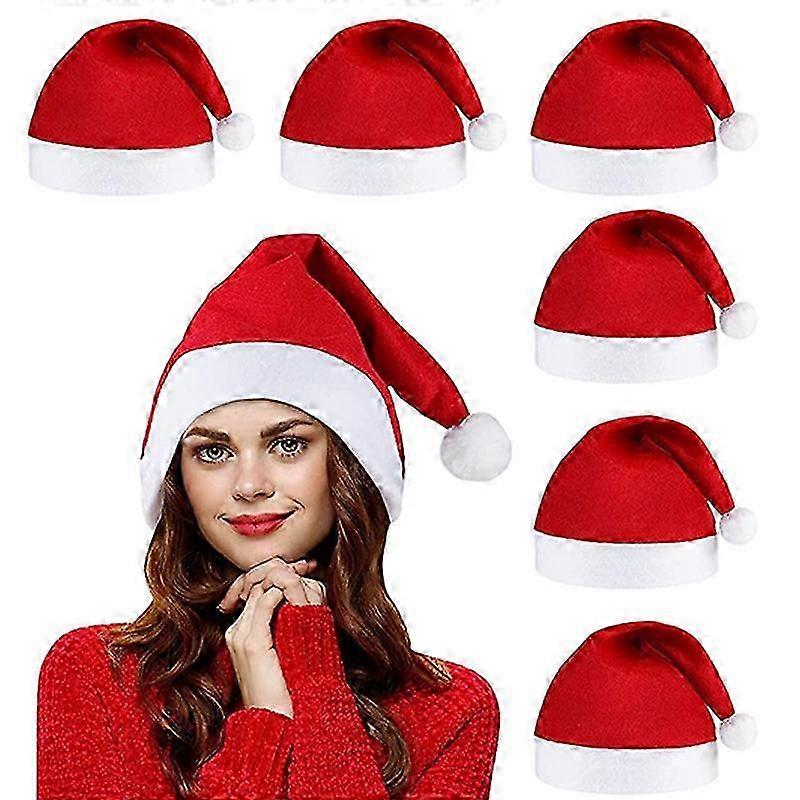 6pcs Christmas Hat Decoration Hats