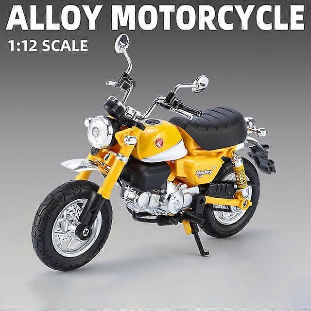 1:12 Honda Monkey 125 χυτό κύβο μοτοσικλετών κραμάτων μοντέλο παιχνίδι οχημάτων συλλογή ήχου και φωτός εκτός δρόμου αυτοκίνητο παιχνιδιών autocycle