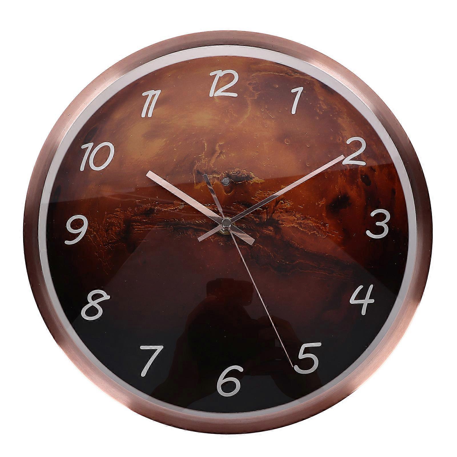 Voice Control Intelligent Induction Wall Clock Large Bold Number LED Night Light Wall Clock