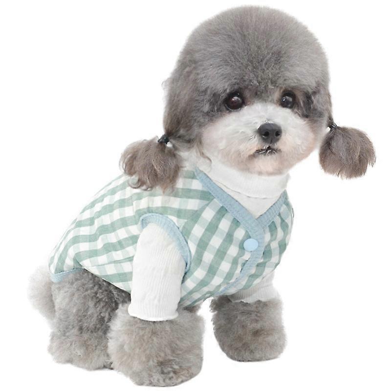 Pet Clothes Autumn And Winter Warm Dog Clothes Quilted Vest Cat Clothes
