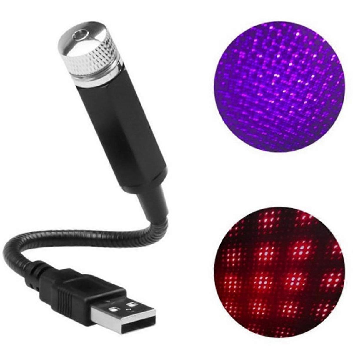 Lumières de voiture Voiture étoilée Ciel étoilé Plafonniers Usb Voiture ciel étoilé Décoration de plafond Usb
