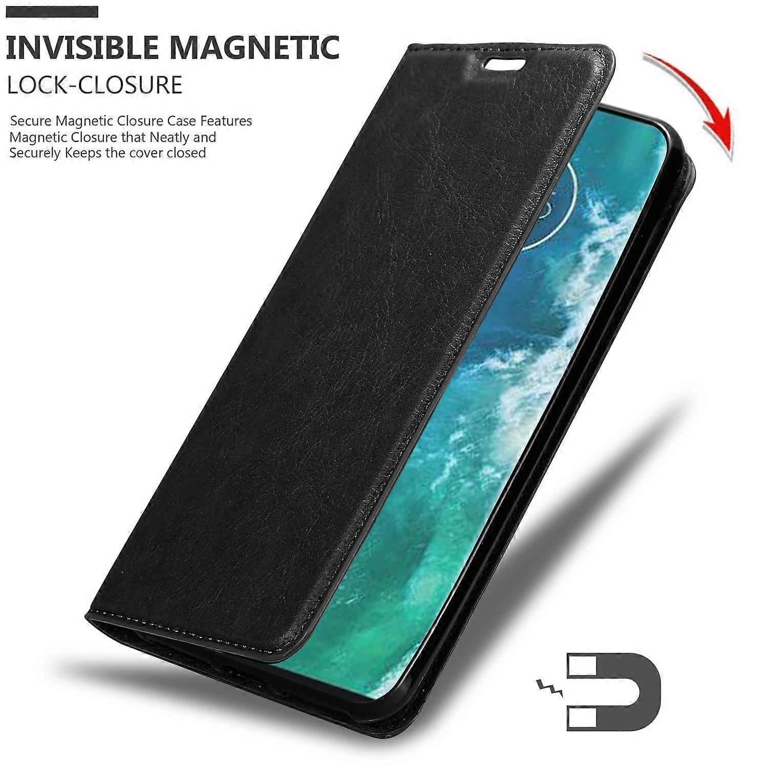 Motorola EDGE+ Case - Protective Case with Stand Function and Card Slot