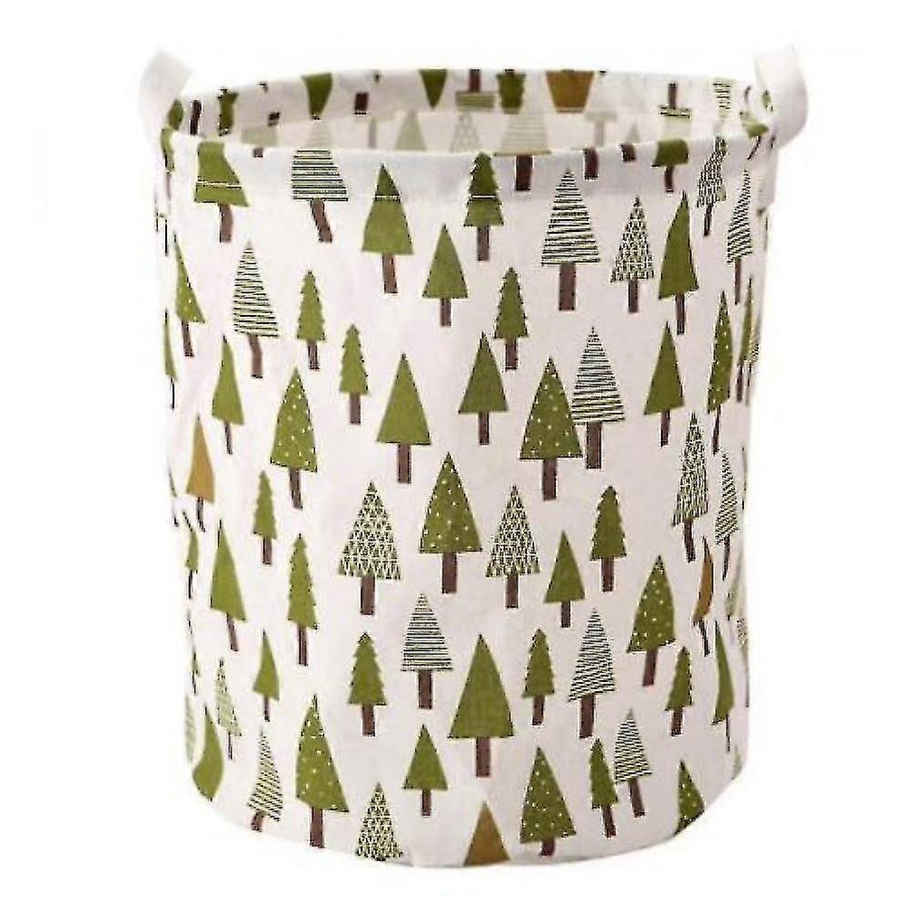 cartoon box for dirty clothes(dark green)