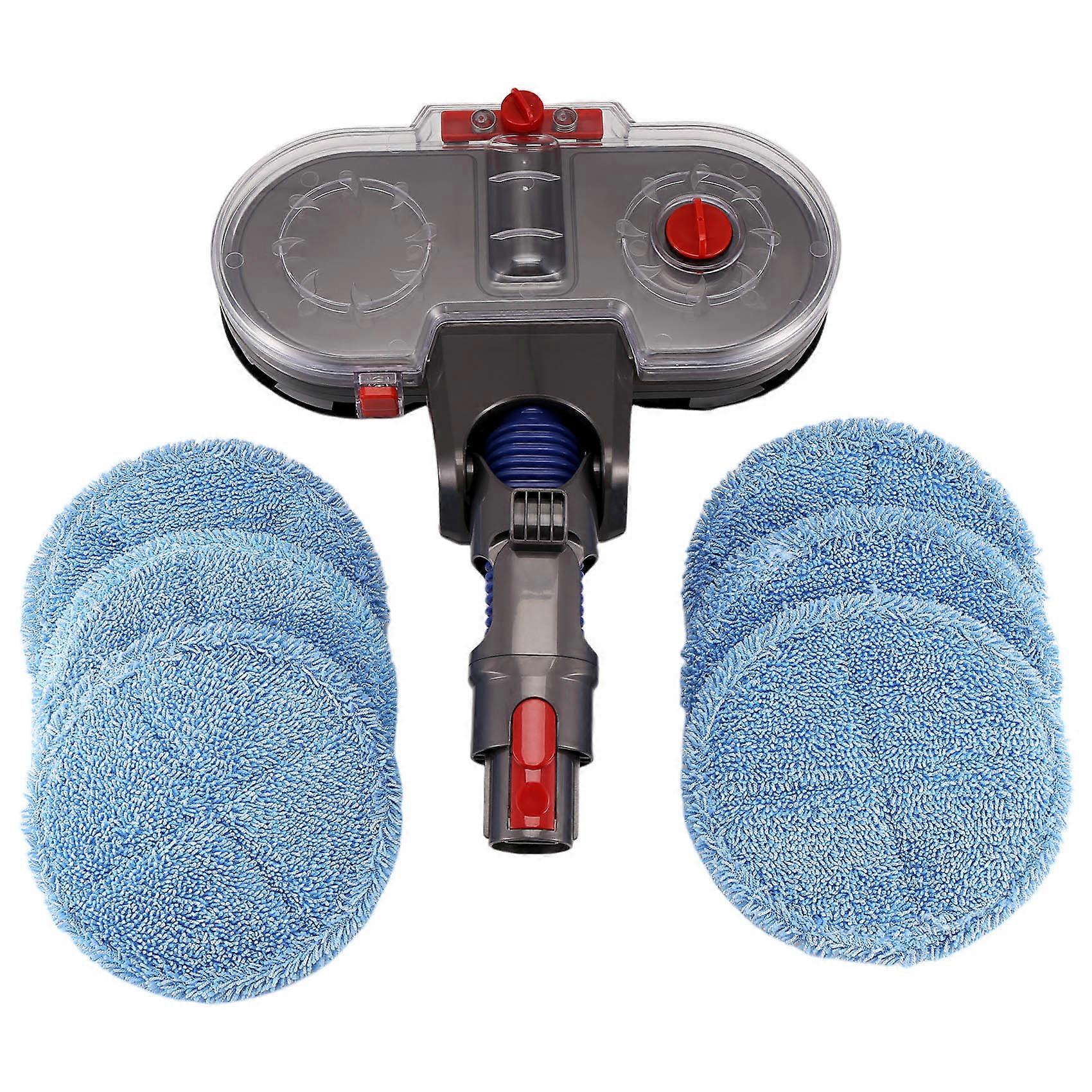 For V15 V11 V10 V8 V7 Vacuum Cleaner Electric Mop Attachment with Detachable Water Tank 6 Reusable Mop Pads C