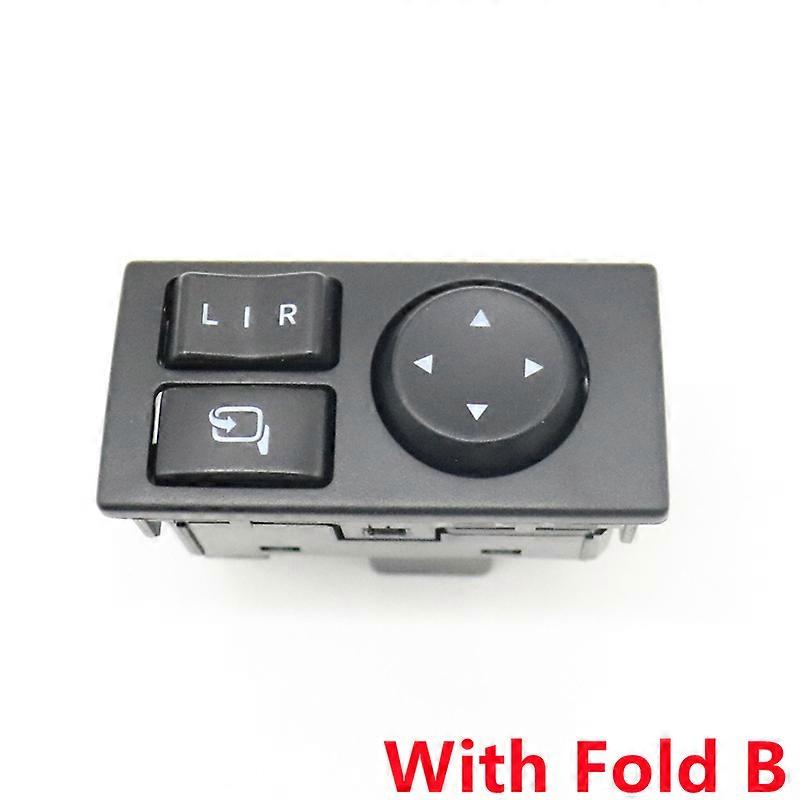 För Isuzu DMAX MUX Backspegel Backspeglar Kontrollbrytare Elektrisk fällbar backspegel Knapp