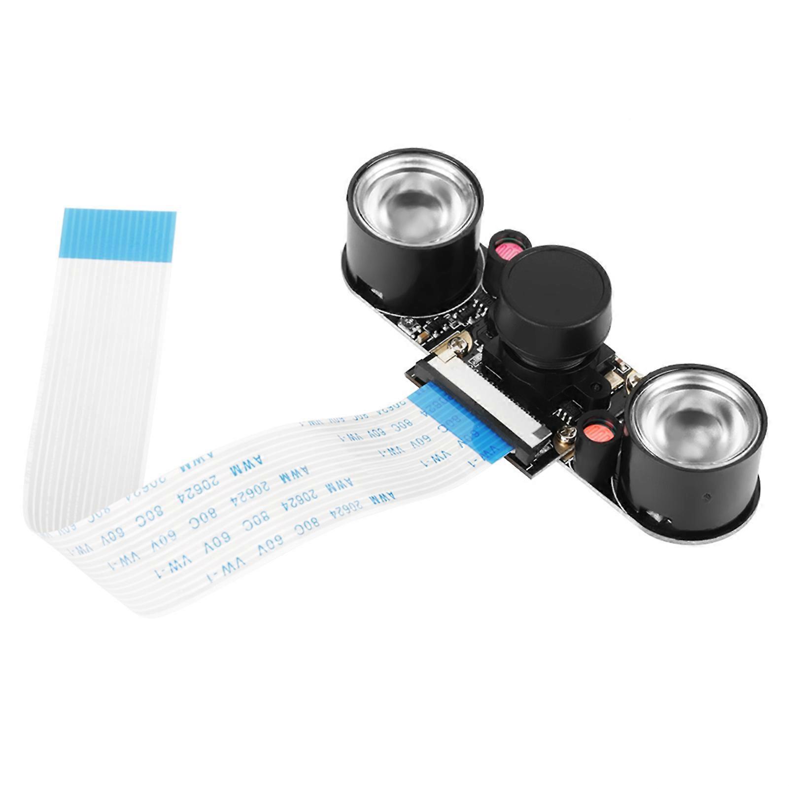 5 Million Pixels Night Vision 130 Viewing Angle Camera Module Board For Raspberry Pi B 3/2 YEMAA