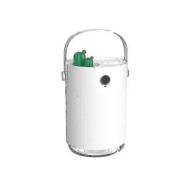 1l Cactus Double Spray Humidifier Lcd Digital Detect Humidity Purifying