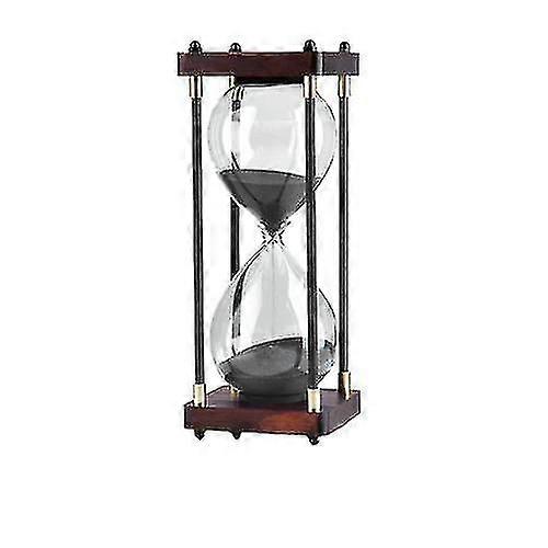 Timeglass 60 minutter timer svart trekontor hjemme